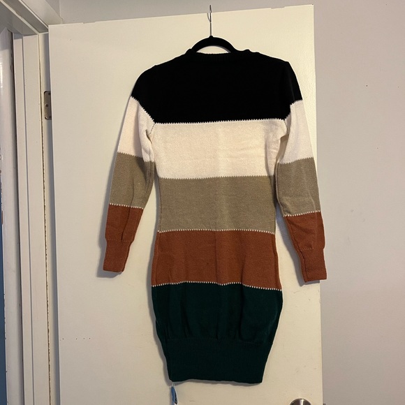 Striped sweater dress - Picture 2 of 4